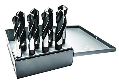 Century Drill & Tool 44408 Industrial Silver and Deming Drill Bit Set, 8-Piece