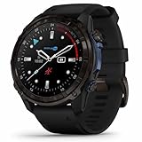 SIMPLETEK - Smartwatch immersione 200m - GPS multisport 51mm - 1.4' | Batteria lunga durata | Nero - Titanio DLC