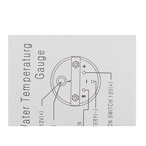 Kit indicatore triplo universale auto Temperatura acqua Volt Pressione olio