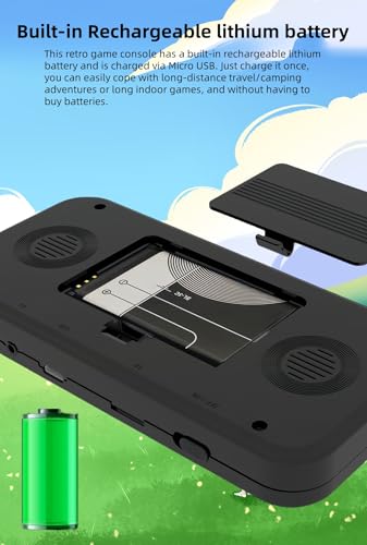 LZYCH Écran 3,0" Console de Jeu Rétro Couleur 240 Jeux Vidéo Intégrés Console pour étudiant Jeu électronique Portable Jouet Puzzle Cadeau pour Enfants Compagnon de Voyage et de Loisirs – Image 6