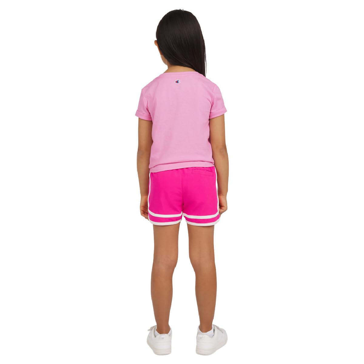 Champion Set di 2 pantaloncini corti da ragazza per ragazze abbigliamento attivo