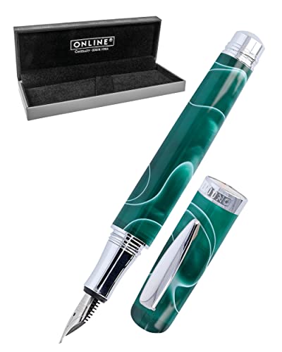 Stylo plume Bohemian Art Vert Online, le cadeau idéal en coffret élégant