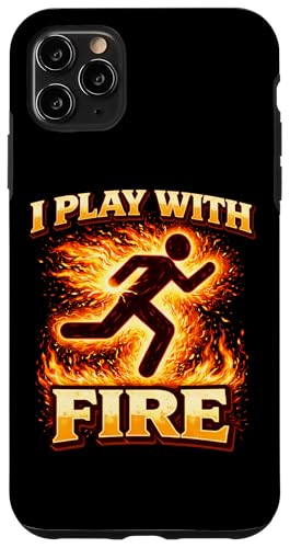 I Play With Fire Stuntman Action Flame �p�t�H�[�}�[ �X�}�z�P�[�X iPhone 11 Pro Max �p
