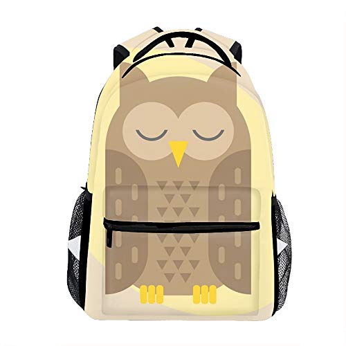 Cute Lightweight Cartoon Owl Bird Cute Bookbags School Backpacks for Teen Girls