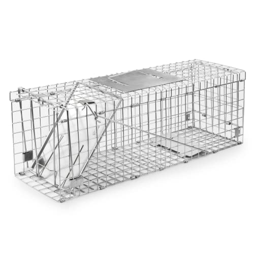 KCT Humane Squirrel Trap Rodent Catch Heavy Duty Cage Indoor Outdoor Spring Trigger