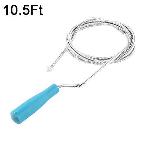 Destapacaños Ruilogod para cocina y baño, cable de drenaje de 3,2 m, limpiador de tuberías y desagües miniatura 2