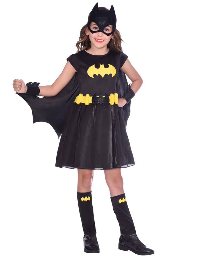 Amscan 9906067 kostium dla dziewczynek Batgirl (wiek 6-8 lat) - 1 szt.