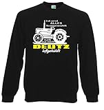 Druckfarbe: Weiß/Gelb Bimaxx Sweatshirt  Ist erst Alles festgewühlt, hilft nur noch Deutz-Luftgekühlt  schwarz  Größe XL
