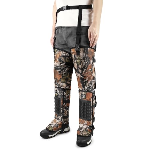 Best Snake Boots for the Money: Top Picks for Protection 13 Kalkal Snake Gaiters, 1200D Waterproof Snake Chaps Snake Bite Protection for Ankle to Thigh, Snake Proof Gaiters Snake Guards with Adjustable Size for Men Women