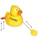 Produktbild alles-meine.de GmbH Badewannenspielzeug -  Ente mit Baby  - schwimmt selbst im Wasser - incl. Name - zum Aufziehen - für Badewanne / Badespielzeug - Wasserspielzeug Tier - Aufz..