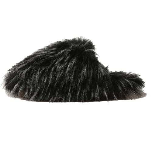 Women's Plush Faux Fur Slipper Slide Sandal Soft Furry Fuzzy Fluffy Lovely Indoor Outdoor Slip On Slippers Multicolor Winter House Shoes