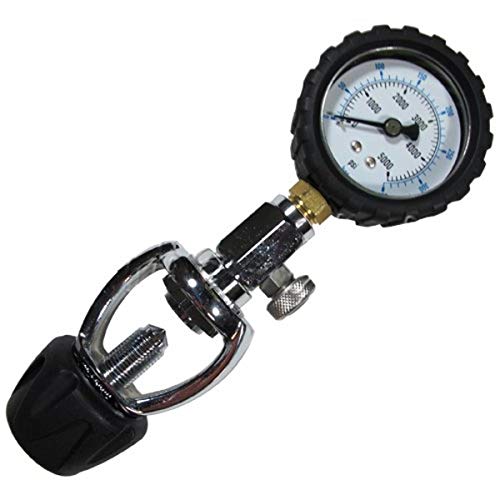 Scuba Choice Scuba Diving Yoke Tank Pressure Checker 5000 PSI 350 BAR