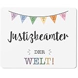 JUNIWORDS Mauspad Mousepad, Bester Justizbeamter der Welt (5704949)