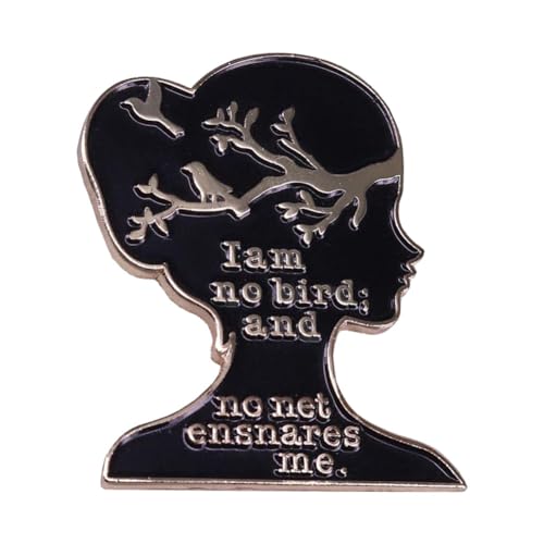 Image of Book Lover Enamel Pin for Book Lover Gift Books Lapel Pin Novelty Book Brooch Badge for Women and Girls