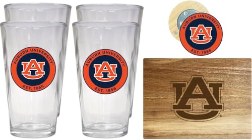 Pack cocina oficial Auburn Tigers madera y vasos
