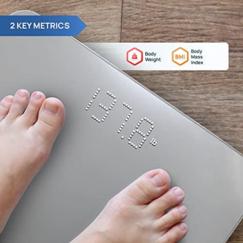 Smart Bluetooth Bathroom Scale - Accurate Weight & BMI Tracking for Multiple Users