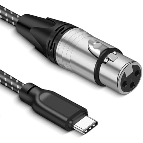 XLR to USB C Microphone Cable for Recording Cover