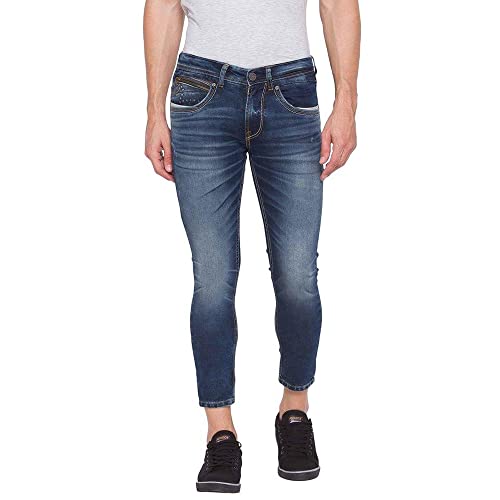 Image of Spykar Men's Rover Regular Fit Mid Rise Casual Jeans