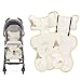 HALOVIE Colchoneta Silla Paseo Bebé Cojín Universal Transpirable Seda de Hielo para Cochecito y Carro Sillitas de Coche Bebe Niño Infantil Asiento Verano Cómodo Antideslizante Portátil 40 * 70CM