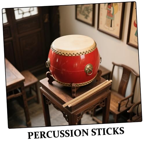 Baquetas profesionales HEMOTON, 1 par, para batería y percusión (snare, marching), bambú, color beige miniatura 3