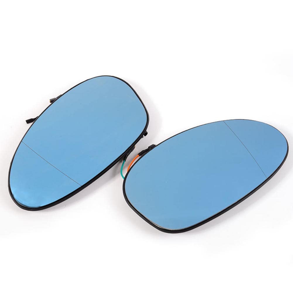 Voiture Grand Angle chauffé 4 Broches Verre Miroir Bleu, pour BMW série 1, 3 E90 E91 E92 E93 E87 E88 E46 2004 05 06 07 08 09