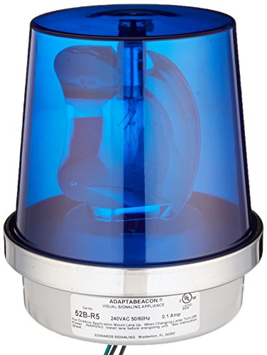 Edwards Signalisation 52B-R5 feu rotatif bleu 240VAC haute visibilité