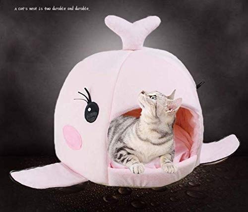 BADASS SHARKS - Cama para mascotas con cojín extraíble y parte inferior impermeable