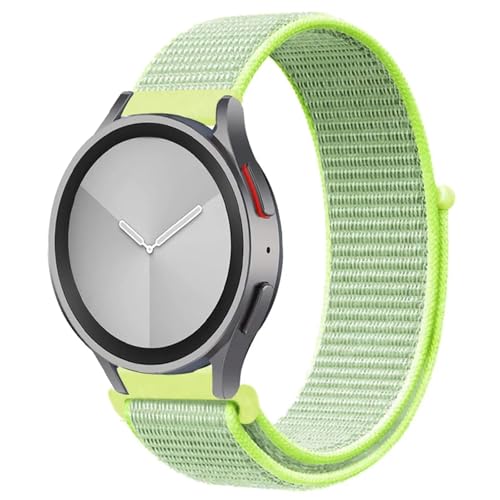Bracelet en nylon 20mm jaune agate pour Samsung Galaxy Watch 6 et montre Huawei GT 4