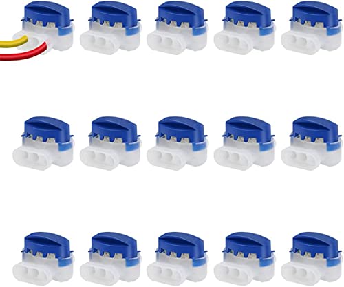 Kabelverbinder,15 StüCk Kabelverbinder Set FüR MäHroboter - Wasserdicht Cable Connectors For Automower/RasenmäHer Garten Outdoor Mit Gel - FüLlung Cover