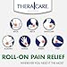 TheraCare 4% Menthol Roll-On | Cold Hot Sensation | Pain Relief Gel | 2.5 oz. 73 mL | Non-Greasy Formula | Immediate Penetrating Action | Topical Analgesic
