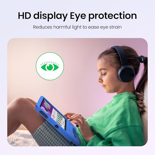 Image of ApoloSignage 2026 Android 16 Kids Tablet, 10 Inch HD Display, 8GB RAM, 64GB ROM (Expandable to 1TB), with Kids Space, Parental Controls, Long-Lasting Battery (Blue)