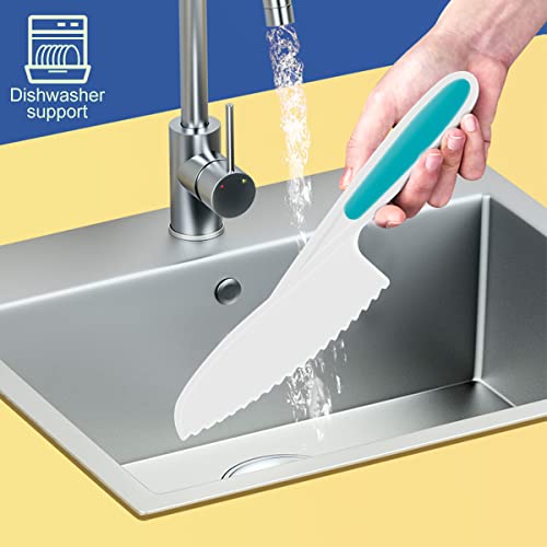 image for Claumeng 10 Pieces Kids Cooking Cutter Set, Montessori Kitchen Tools S