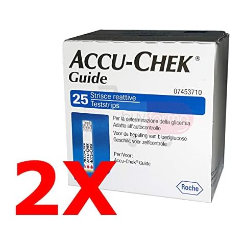 Accu-Chek Guide Test Strips - 25 ct, Pack of 2 Cover