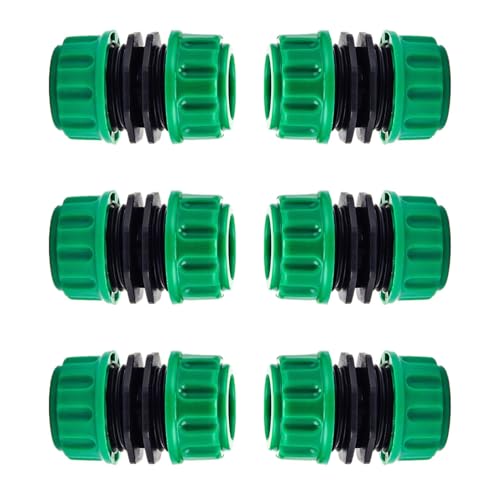 Raccords D'arrosage Rapides,6 PCS Raccord Tuyau D'arrosage Tuyau Rapides Raccord Embout Tuyau Arrosage pour Raccordement Facile et Rapide ou un Tuyau de Réparation Sans Outils