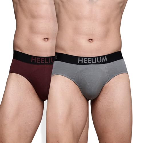 Image of HEELIUM Bamboo Underwear Brief for Men | 3X Softer Than Cotton & Odour Free | Stretchy Fabric & Durable Waistband