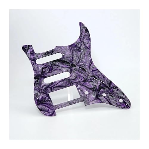 Pickguard en résine SSH 11 trous pour guitare au design unique