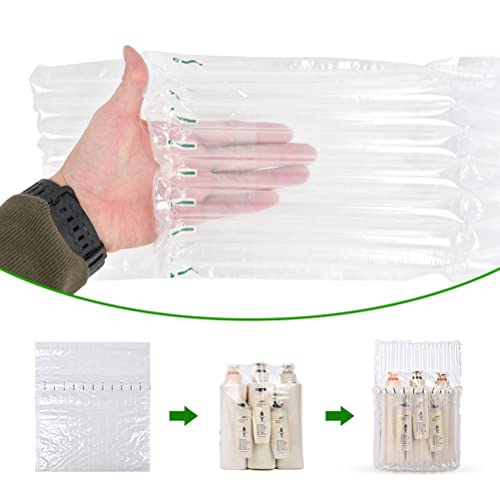 Image of Deera Inflatable Air Column Bag for Protective /Cushioning /Safe Packing of Fragile /Bottle /Cartrige Size : 180X230 MM (250ML) Pack of 50-(Pump not included)