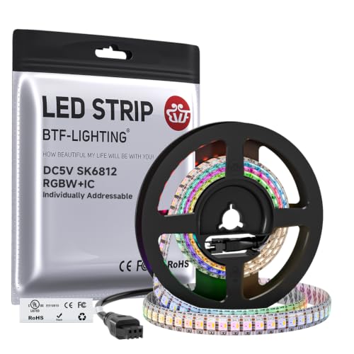 Tira LED RGBW SK6812 3.3ft 144 LEDs IP65 Blanco Natural miniatura 1