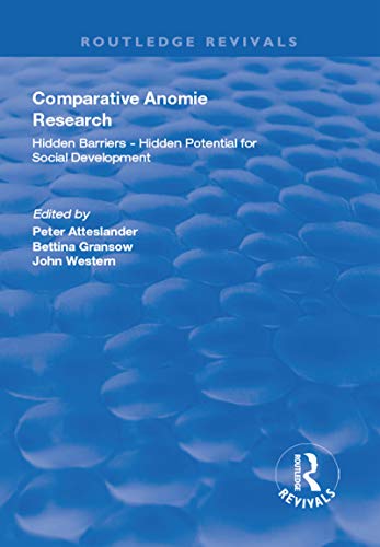 Comparative Anomie Research: Hidden Barriers