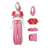 Adult Jeannie Costume Women Coat Strapless Pants Fullset with Accessories (style-1, XL)