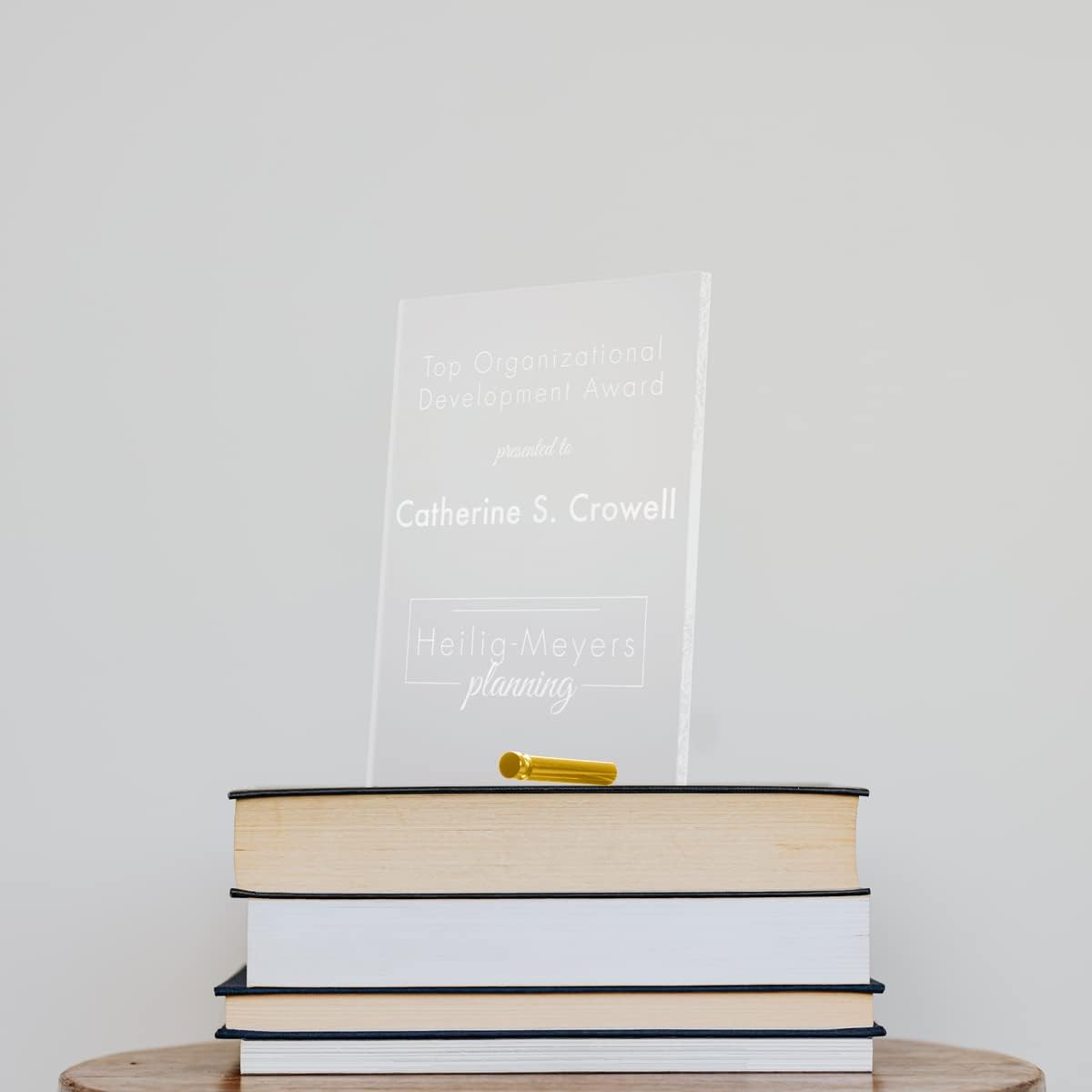 Custom Economy Acrylic Awards Offered in a Variety of Shapes and Sizes Includes Unlimited Text and Your Logo (8", Rectangle)