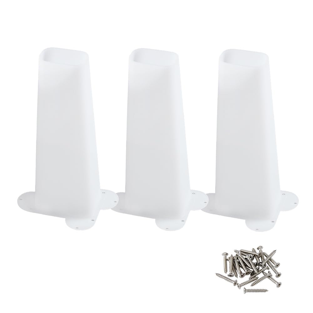 SUPERFINDINGS 3PCS One Way Bat Door Plastic Bat Catcher Bat Reusable Exclusion Bat Cone Excluder Removal Tool Bat Removal Device for House Outdoor Bats Control Removal