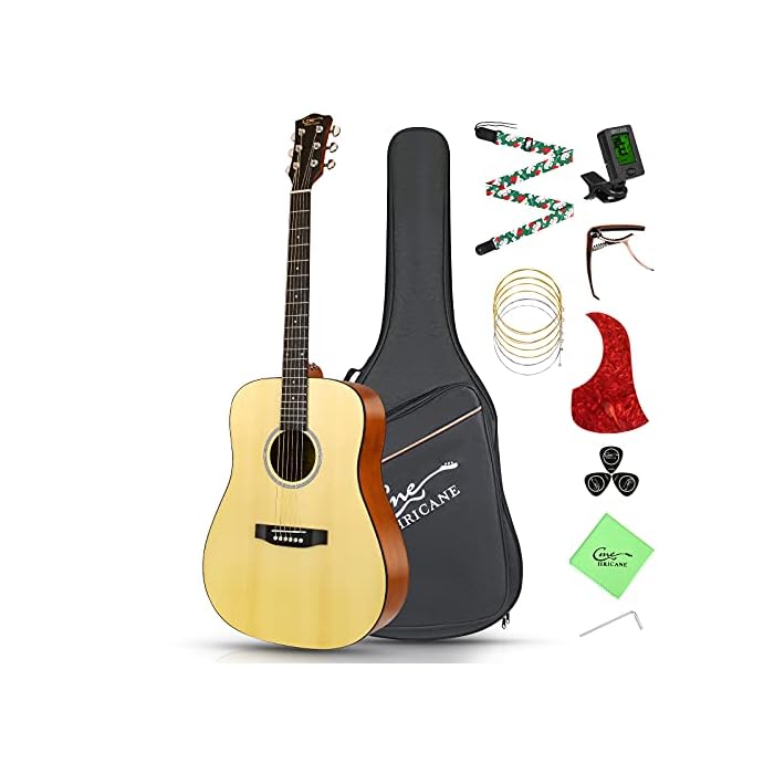 Hricane 41 Inch beginner Acoustic Guitar, guitarra acustica, guitar for