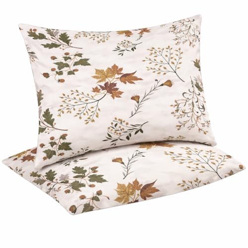 Image of DECORUM Cloud Cotton Double Bedsheet Floral Print with 2 Pillow Covers | 244 TC | Ultra Soft Feel | Premium Comfort | Breathable & Skin Friendly | for Bedroom (90 x 90 Inches)
