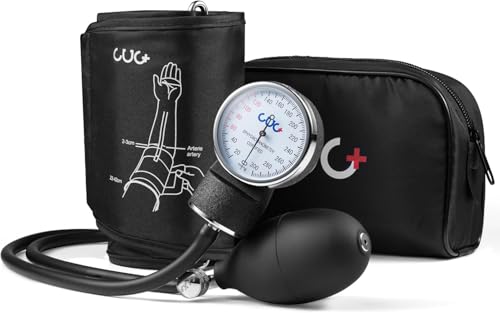 CUG Manual Blood Pressure Cuff - Professional BP Monitor with Case
