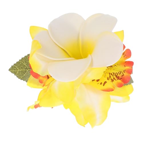 Pince à cheveux hawaïenne Plumeria pour femme fleur tropicale élégante