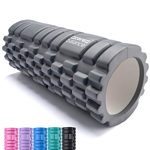 Core Balance Foam Roller For Deep Tissue Muscle Massage, Trigger Point Grid Sports Massager, Fitness Gym Physio
