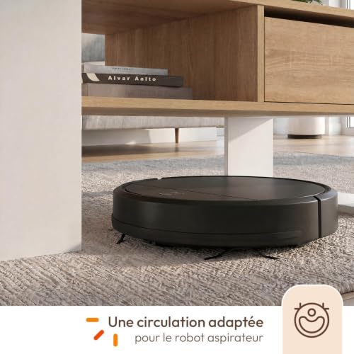 Table basse rectangulaire BERYL avec tiroir bois et façon hêtre - vue 10