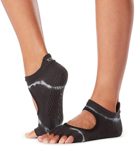 ToesoxHalf Toe Bellarina Grip Socks, Barre, Dance, Pilates, Yoga Non-Slip Socks