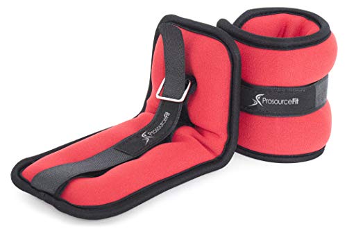 ProsourceFit Ankle Wrist Weights 1.5 lb. - Red